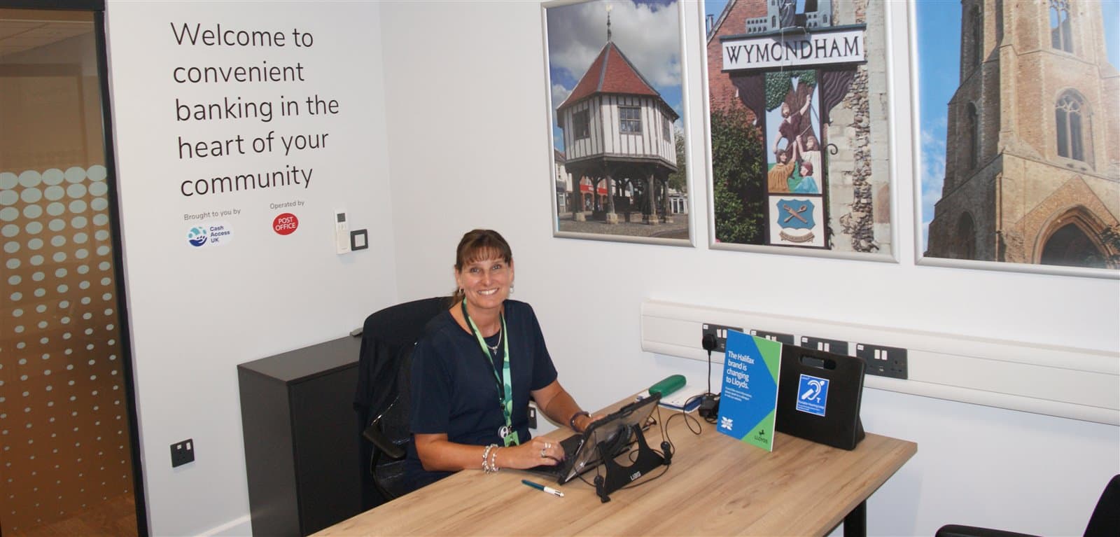 Banking Hub counter services in Wymondham